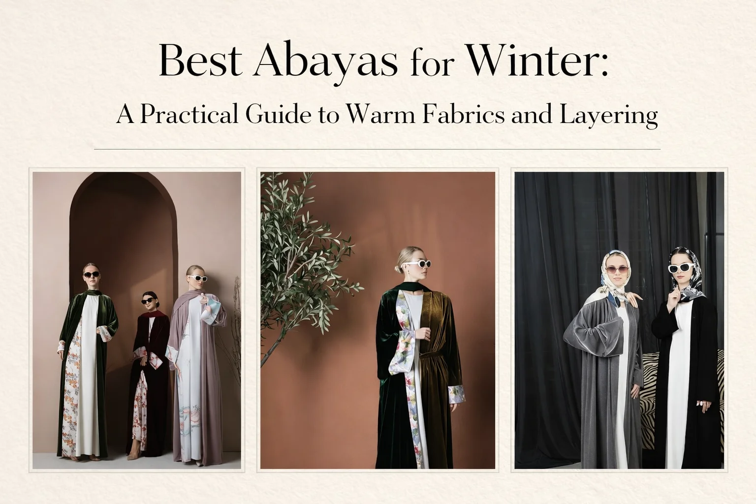 Best Abayas for Winter